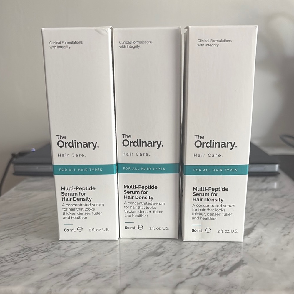 The Ordinary Density Multi-Peptide Serum for Hair Density - Set of 3 Brand New